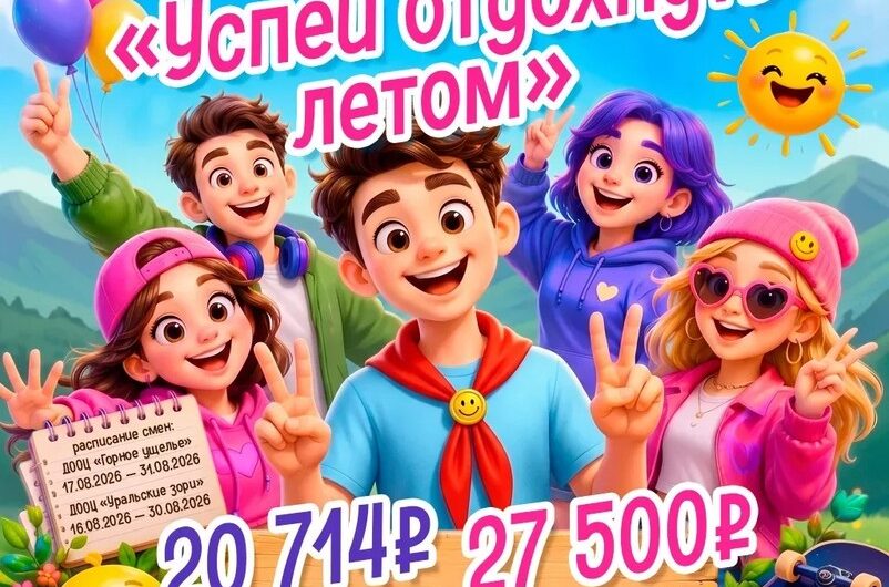 Акция «Успей отдохнуть летом!»
